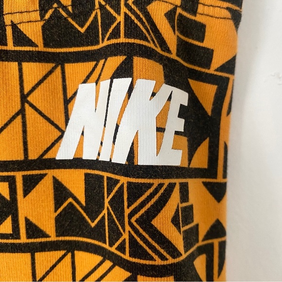 Nike Women’s Leggings Yoga Pant Aztec Print Orange & Black Boho Western Fall M - Picture 5 of 9
